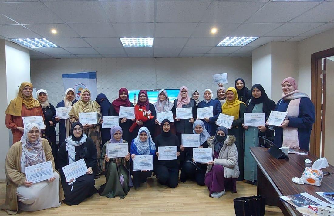 Kudüs Nuru Kadın ve Çocuk Derneği bünyesinde bulunan Kudüs ve Filistin’e Destek Kadın Kuruluşları Birliği, Filistin eğitim programının son gününü tamamladı